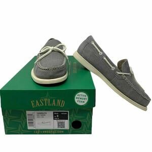 Eastland Men's Yarmouth 1-Eye Canvas Boat Shoes 9D